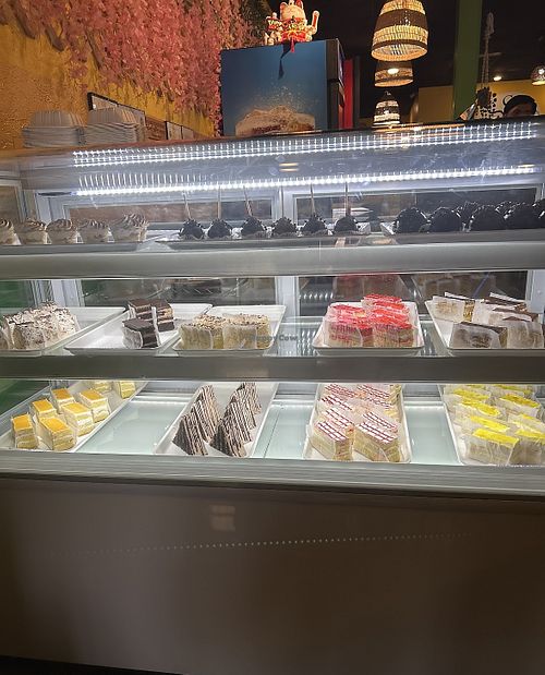 All the pastries were vegan!  at Suvai Biryani & Curries in Frederick
