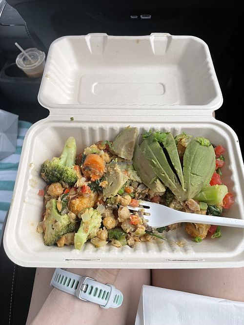Chickpea hash  at Sunny's Local Grind in Honolulu