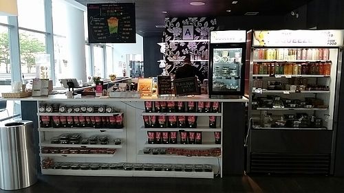 counter at The Squeeze Juice - Mercedes Club in New York City