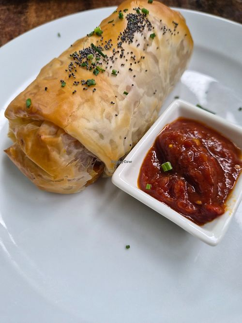 Vegan filo at Fig Tree Cafe in Upper Hutt