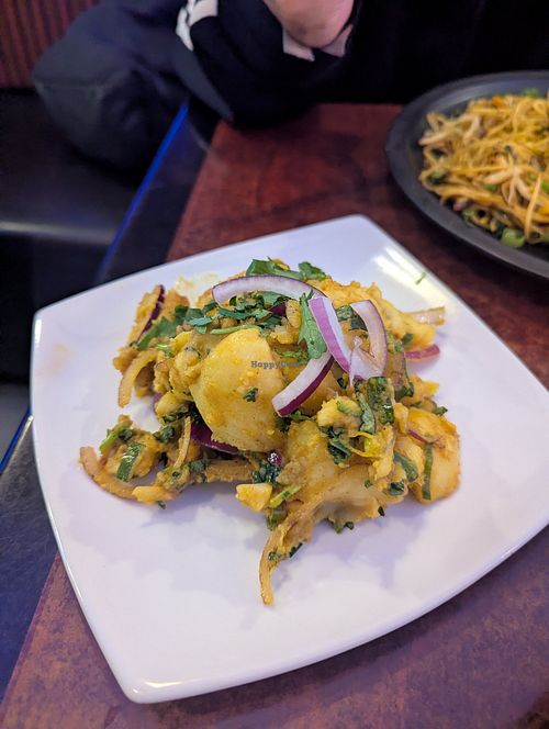 Alu sandheko at Magic Momo Kafe On Flinders in Melbourne