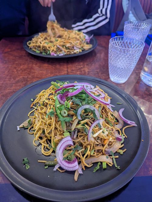 Chow mein at Magic Momo Kafe On Flinders in Melbourne