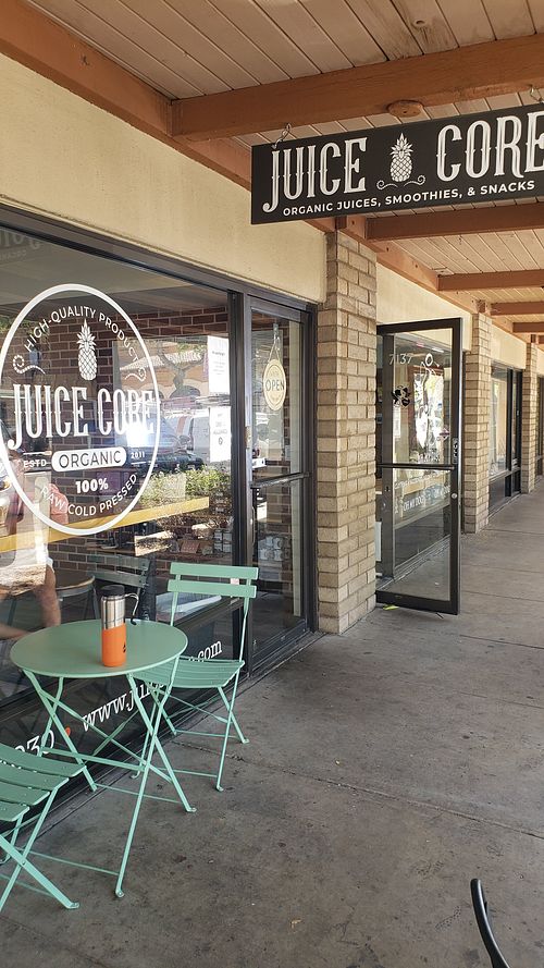 Cute downtown location at Juice Core in Scottsdale