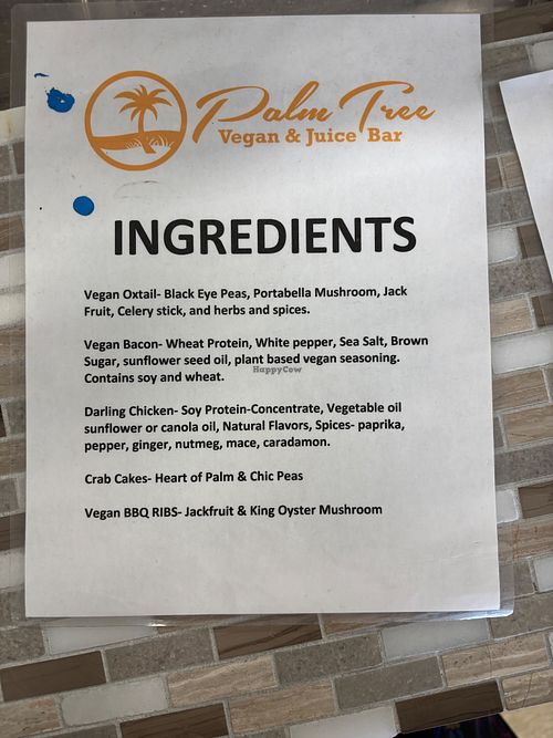  at Palm Tree Vegan and Juice Bar in Hampton