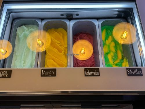 Vegan sorbets at Asterisque Dessert Bar in Summer Hill