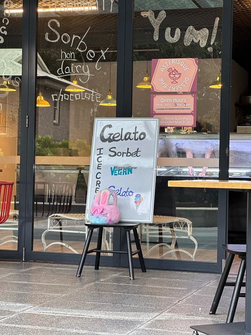 Front of the shop at Asterisque Dessert Bar in Summer Hill
