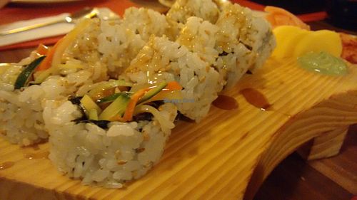 Vegetable Sushi at Mamy, Prague at Mamy in Prague