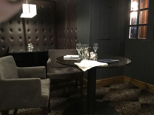 lovely decor at The Swan Stafford Restaurant in Stafford