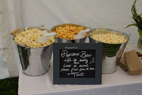 Assorted popcorn at Vert La Bouche in Montreal