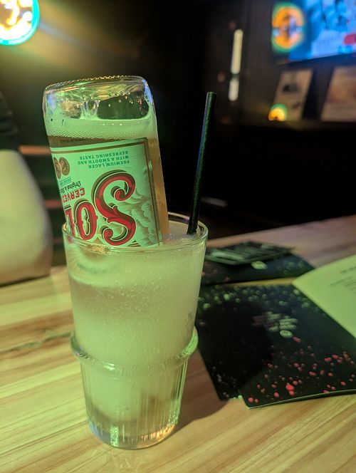 Sol margarita at Crybaby in Edinburgh