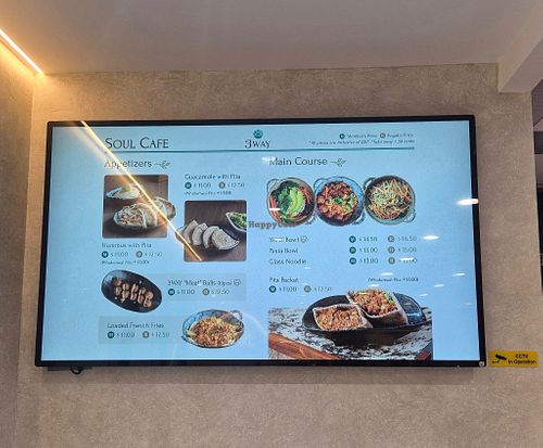 Vegan Menu (Picture by Sam Lama) at 3WAY Soul Cafe in Central Singapore