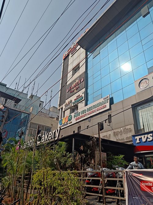 Front look at Jain Kitchen, Pure Vegetarian Restaurant in Hyderabad