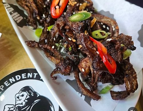 Red Wine Sticky Oyster Mushrooms at Cheddar x Baha in Birmingham