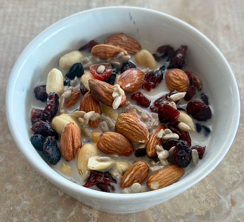 Homemade granola  at La Coco Social in Dubai