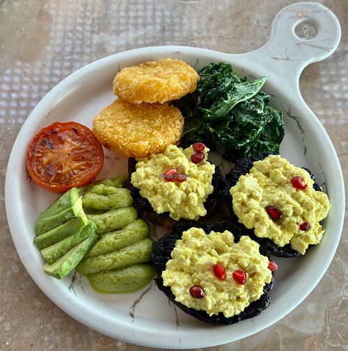 Vegan breakfast  at La Coco Social in Dubai