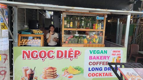 New place at Ngoc Diep 2 Coffee & Bakery in Phu Quoc