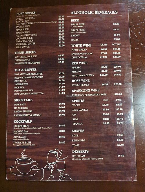 Menu March 2026 4/4 at Sen Viet Quan Guildford in Guildford