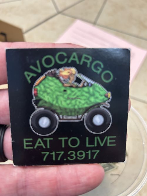 Business card  at Avocargo in Norfolk