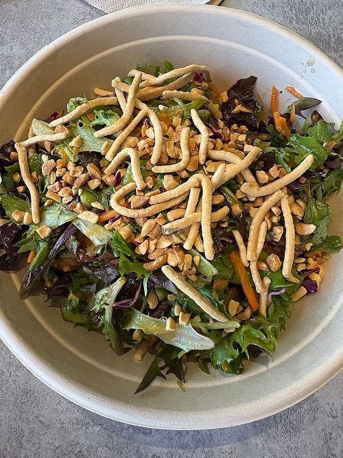 Spicy Thai bowl at Diced Salads, Wraps & Bowls in Holly Springs