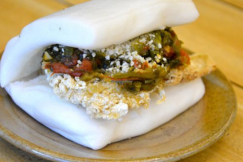 Cuapao at Veggiezen Health Vegetarian Restaurant in Metro Manila