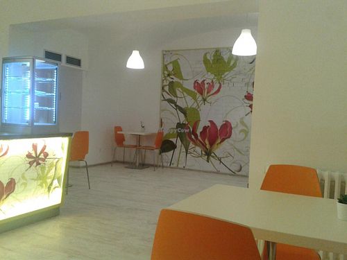 Interior at Veggie Point in Prague