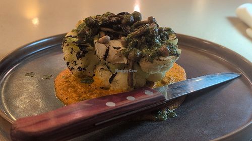 Cauliflower steak at Laguna Restaurant & Bar in Orlando