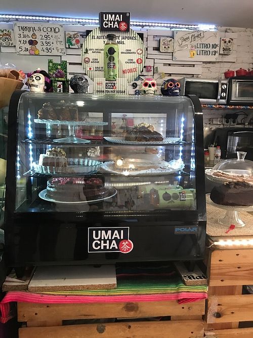 Inside at La Heladeria Mexicana in Barcelona