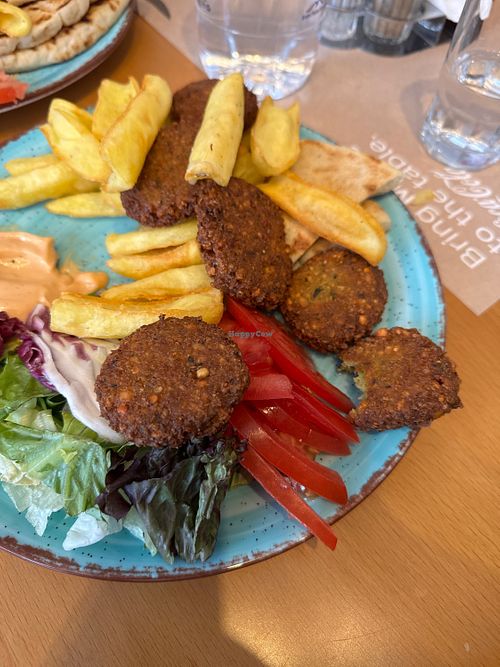 Open Pita Falafel   at "UNO"- Pizza & grill in Agios Nikolaos