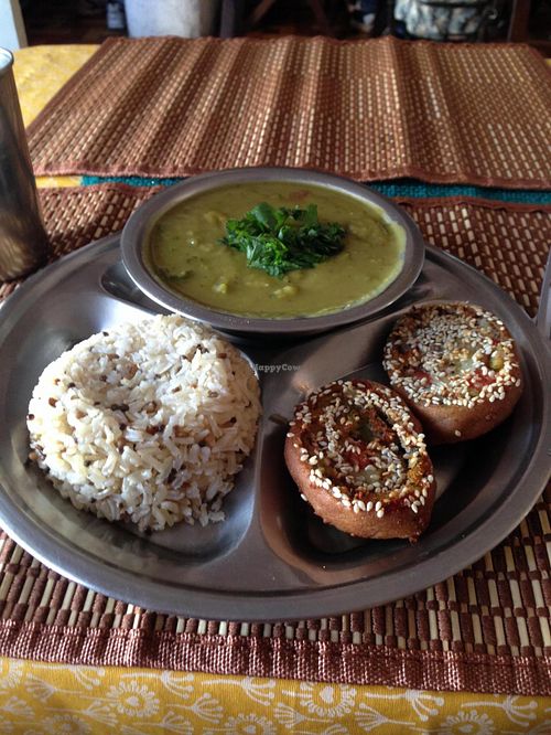 Monday's main dish at Govindas' Natural - Vrinda in Sao Paulo
