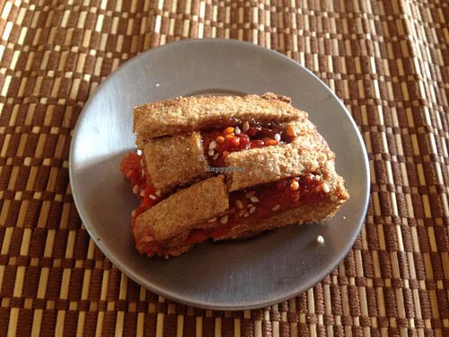 Guava's pie at Govindas' Natural - Vrinda in Sao Paulo