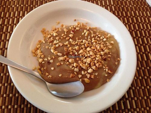 Chaski fest raw menu: chocolate mousse. at Govindas' Natural - Vrinda in Sao Paulo