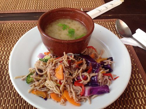 Yakissoba at Govindas' Natural - Vrinda in Sao Paulo