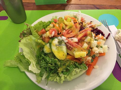 Some of the options of the amazing salad buffet. at Vegg's Restaurante in Sao Paulo