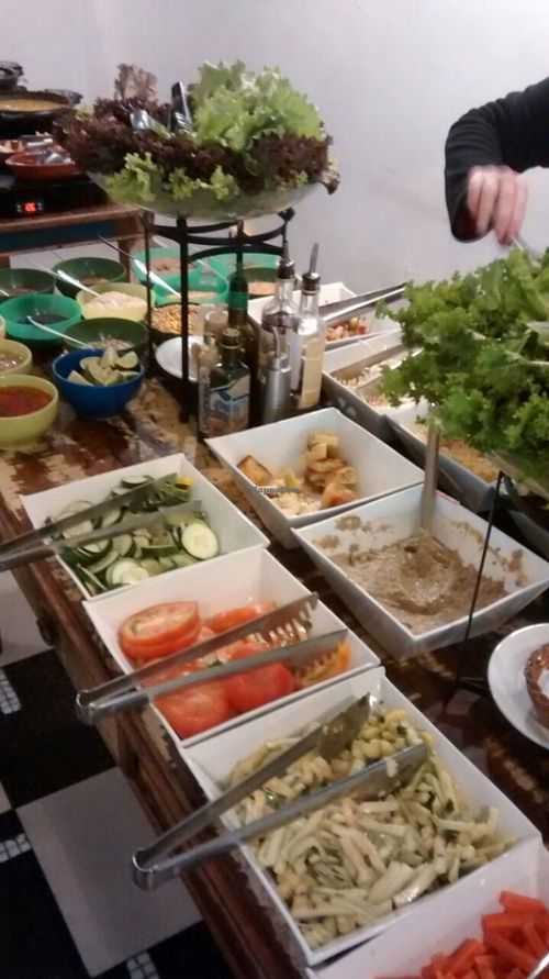 a part of all-you-can -eat buffet. at Vegg's Restaurante in Sao Paulo