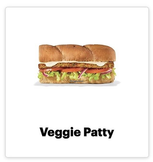 Veggie Patty  at Subway in Rancho Santa Margarita