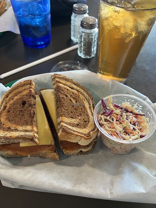 Delicious vegan sandwich options  at Hangar 502 Rescue Bar & Grill in Boulder City