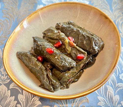 Vine leaves  at Anise in Dubai
