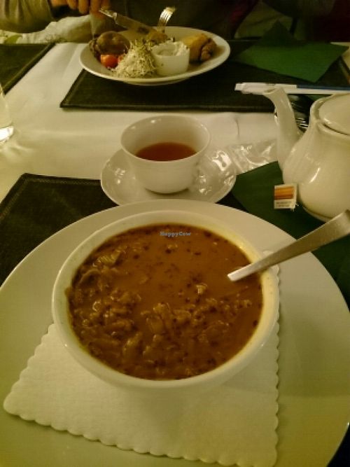 Wegańskie flaczki z boczniaków at Zielona Pracownia in Poznan