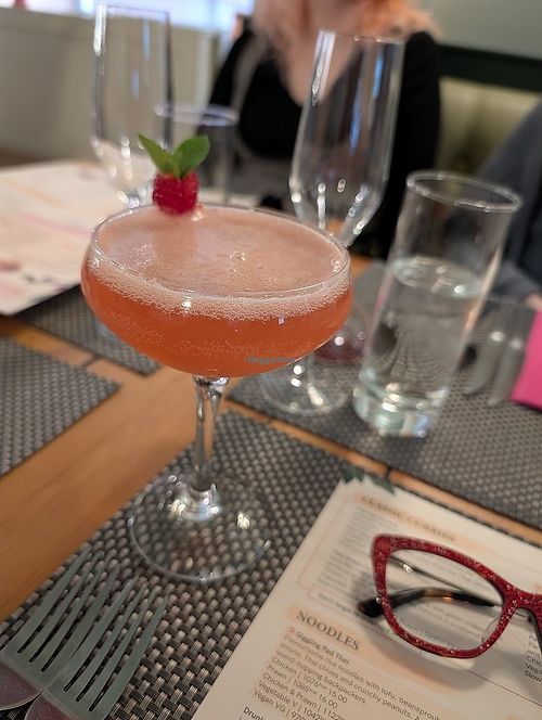 Vegan cocktail at Giggling Squid - Leeds in Leeds