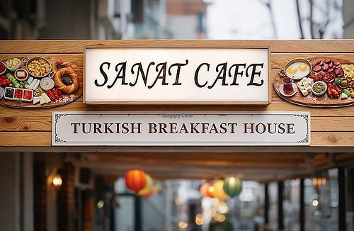 Entrance opposite Akbank Cihangir at Cihangir Sanat Cafe in Istanbul