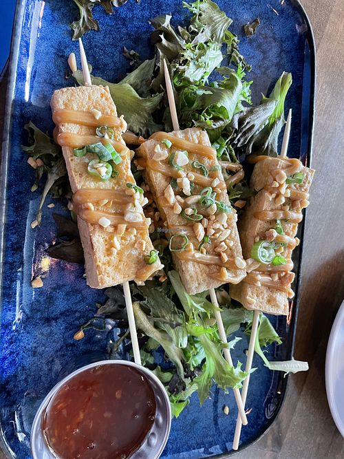 Tofu Satay  at Little Orchids Kitchen and Bar in Quakertown