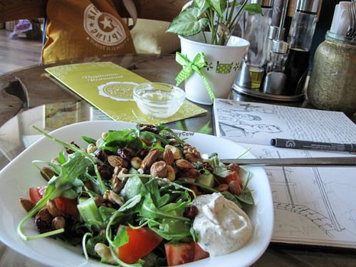 When a salad is more than just a side.  at Soma Vital Food in Sofia