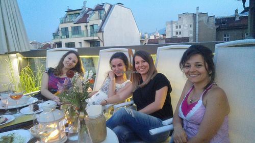 It's always better fun with friends! :) at Soma Vital Food in Sofia