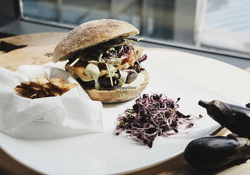 You can hardly find a better gourmet vegan burger in this part of the universe ;) at Soma Vital Food in Sofia