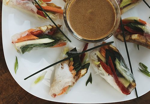 Coming soon ....the new spring rolls... at Soma Vital Food in Sofia