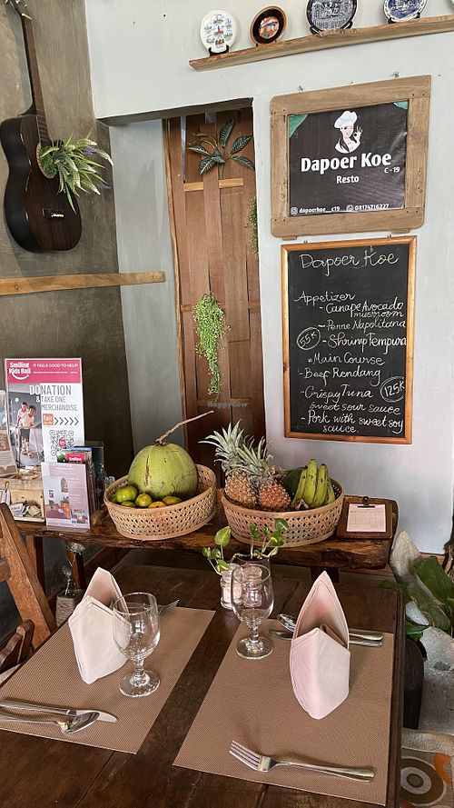   at Dapoer Koe Resto in Anturan
