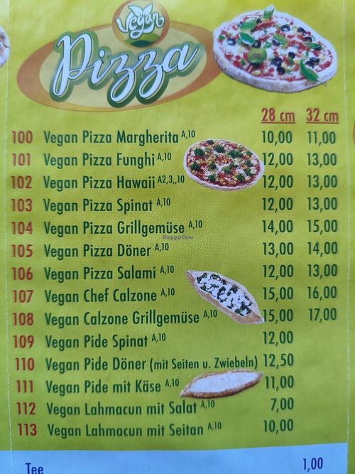 Vegane Pizzen at ÄDAR Vegan & Döner in Augsburg