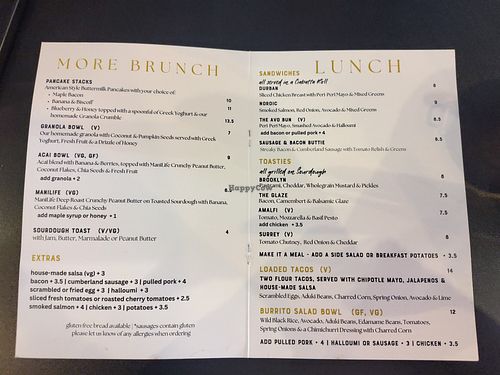 Menu, 2 of 3 at Bru & Bear  in Oxted