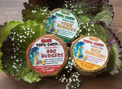 burger at Tofu Shop in Arcata