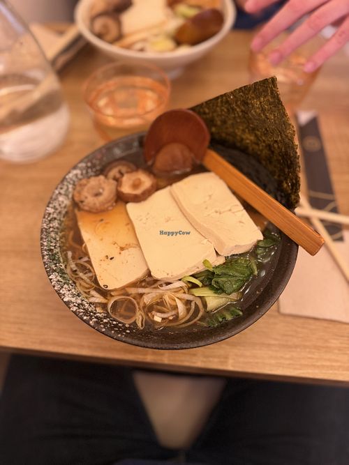 Vegan ramen shoyu (spicy)  at Aki Ramen  in Saint-nazaire